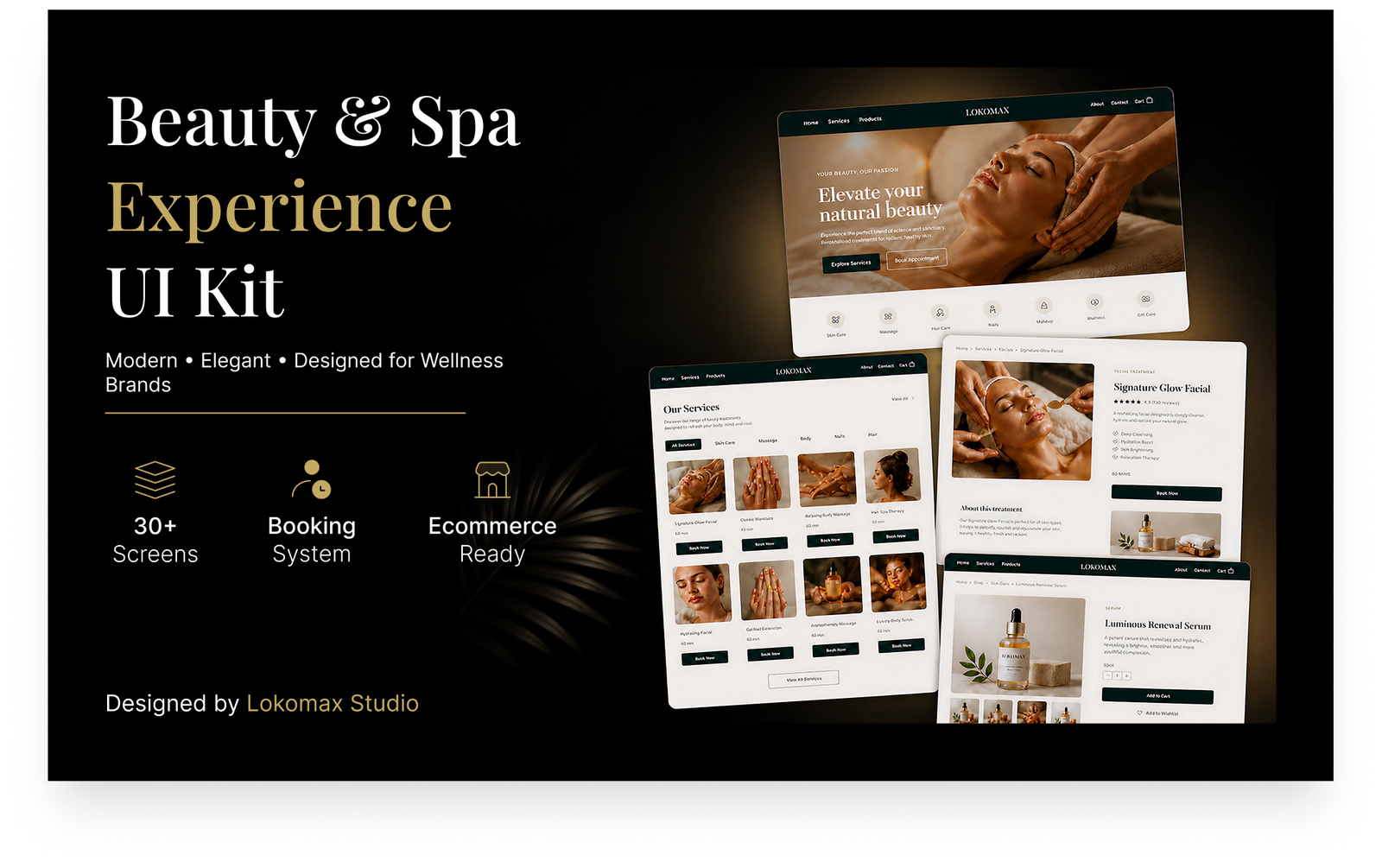 Lokomax Beauty Spa Website preview one
