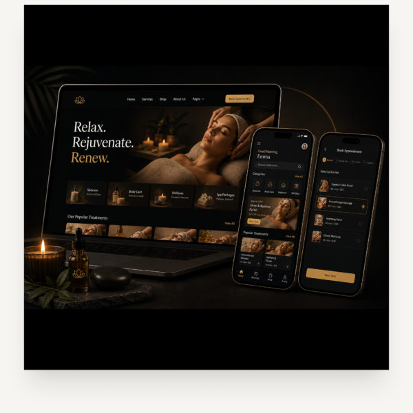 Lokomax-Beauty Spa Website-Product Thumbnail-01.png (1) Lokomax Beauty Spa Website UI Kits