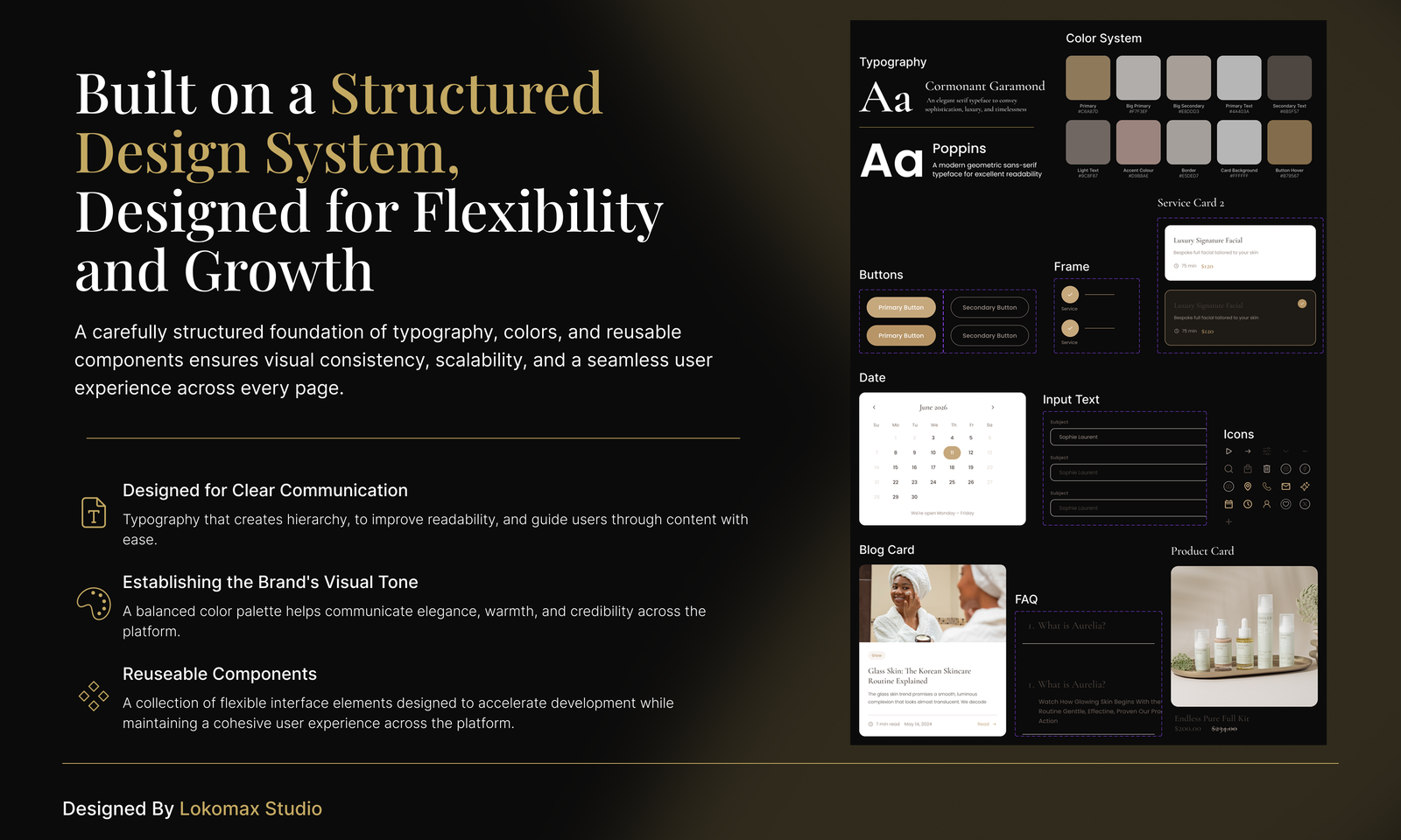 Lokomax Skincare Website interface preview 4