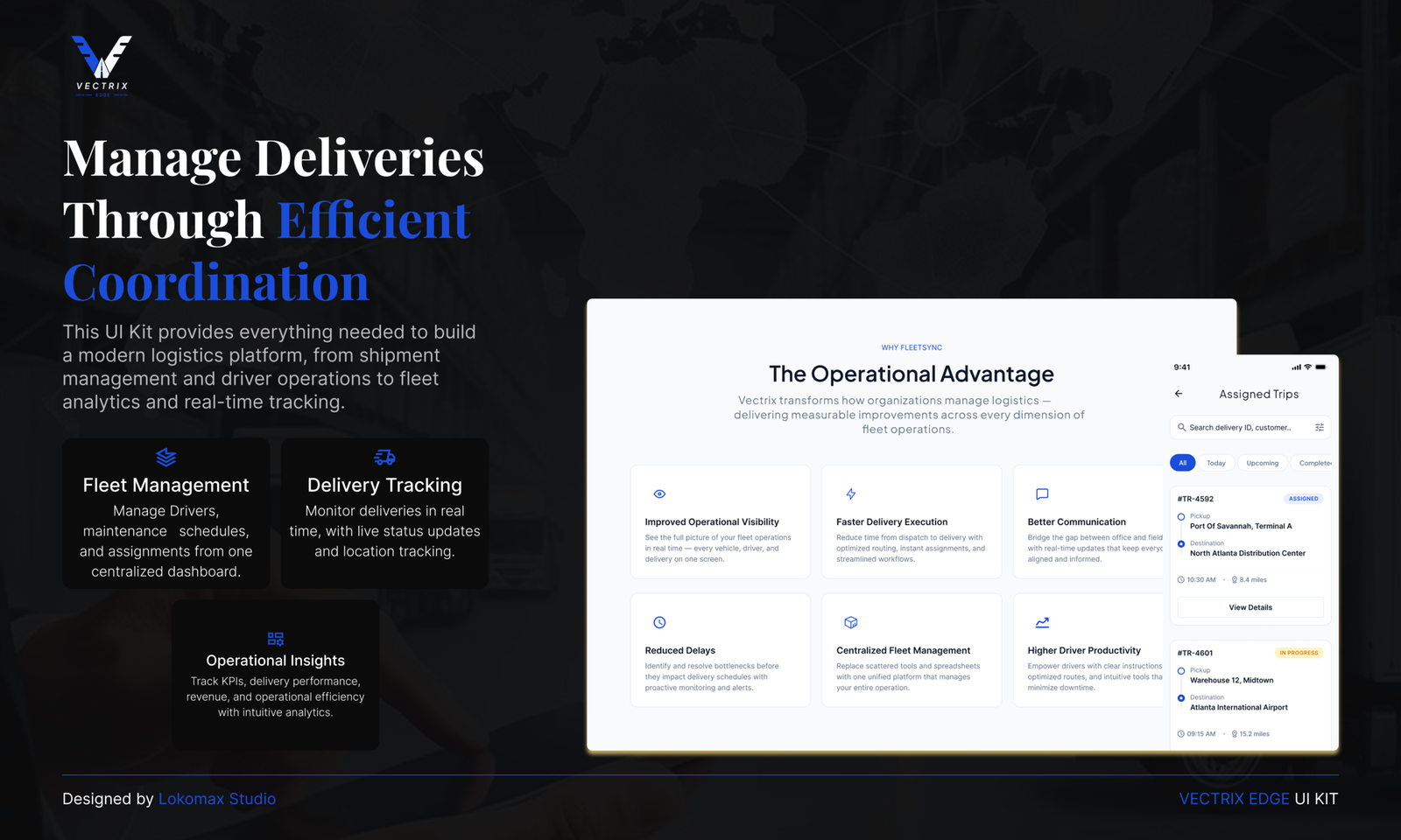 Vectrix fleet coordination and delivery operations