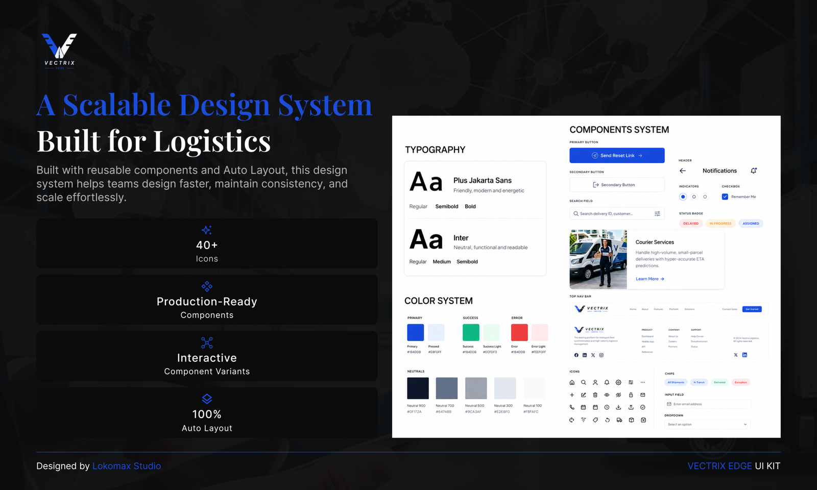 Vectrix driver mobile app and delivery workflow